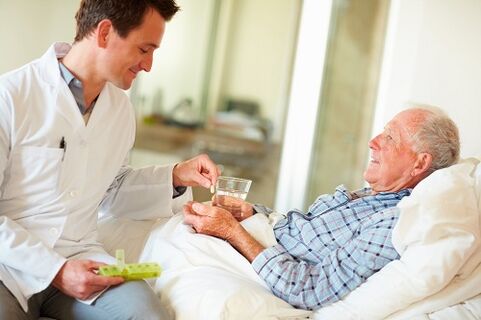 The doctor prescribed medicine to treat prostatitis