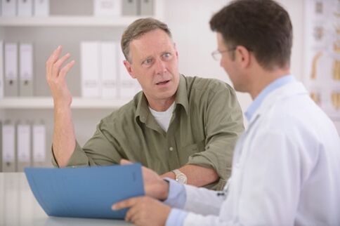Usually patients only learn about the presence of chronic prostatitis when they see a doctor.